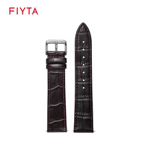  FIYTA WATCH FASHION MENs PIN BUCKLE LEATHER STRAP ACCESSORIES 20MM STRAP