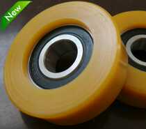 6203 bearing rubber wheel pulley roller rubber wheel polyurethane rubber rubber wheel 60 5*17*18