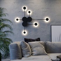  Wall lamp Living room Nordic simple modern personality creative led aisle wall lamp Bedroom bedside lamp Light luxury lamp
