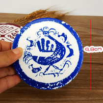 Xian tourist souvenir gift Bell tower tile shadow Xian element pattern Water absorption non-slip ceramic cork coaster