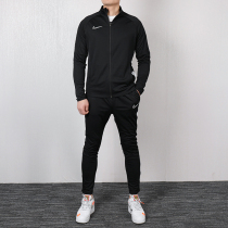 NIKE Mens 2019 spring new sports stand collar jacket casual running training trousers set AO0054
