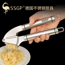 SSGP Garlic Press Garlic Press 304 stainless steel pressed garlic mashed garlic Garlic Ware manually mashed garlic Home Stir Garlic garlic Garlic