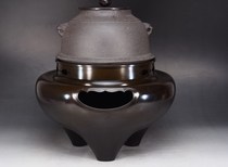 Japanese tea ceremony iron kettle