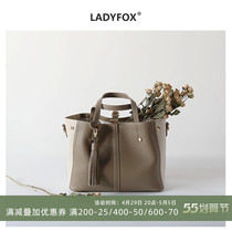 New lady genuine leather single shoulder diagonal satchel minimalist large capacity handbag texture leather bag Crashed Cow Leather Bag