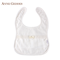 USA Anne Geddes Baby Girls Saliva Towel Baby Bib Pure Cotton Scarf Princess Lace Bib