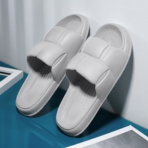 Slippers mens 2022 new summer outside wearing sand anti-slip sandals Soft bottom trampled with a sense of smell and smell and cool drag and sloth for home