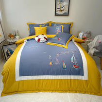 100 cotton beds four pieces of cartoon in cute boy bed linen three pieces of boys spring and autumn condom