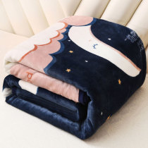 Cloud Mink Fluff Blanket Summer Afternoon Nap Cover Blanket Four Seasons Available Flannel Bed Linen Bedroom Sofa Casual Air Conditioning Blanket