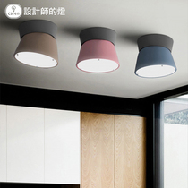 Designer Lights Nordic Living Room Lights Simple modern Bar Bar Bedroom Study Color Macaron Pizza Ceiling light