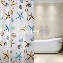 shower curtain fashion starfish thicken bathroom partition帘