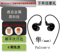 (delivery of cp145 cover) Dunu daonic Hayabusa Falcon-C In-ear HiFi Musical Headphone Earplugs