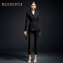 Rui Nuo suit suit womens fashion temperament 2021 spring new high-end business suit formal casual work suit