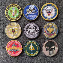 US military Sea Bee embroidery badge tactical morale armband backpack Velcro personality military fan cloth patch Delta patch