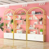  Cosmetics display cabinet Beauty salon barber shop product sample display rack Mother and baby shop shelf display cabinet table shelf