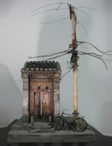 Chinese ancient building specimens three-dimensional literature collection miniature landscape original design model Taotiaotong Hutong No. 8