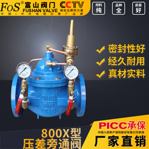 Differential pressure bypass balance valve flange connection Shanghai Toyama 800X-16