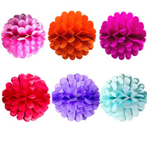 Shopping mall hanging new paper flower ball Festival wedding jewelry store mobile phone shop kindergarten venue layout