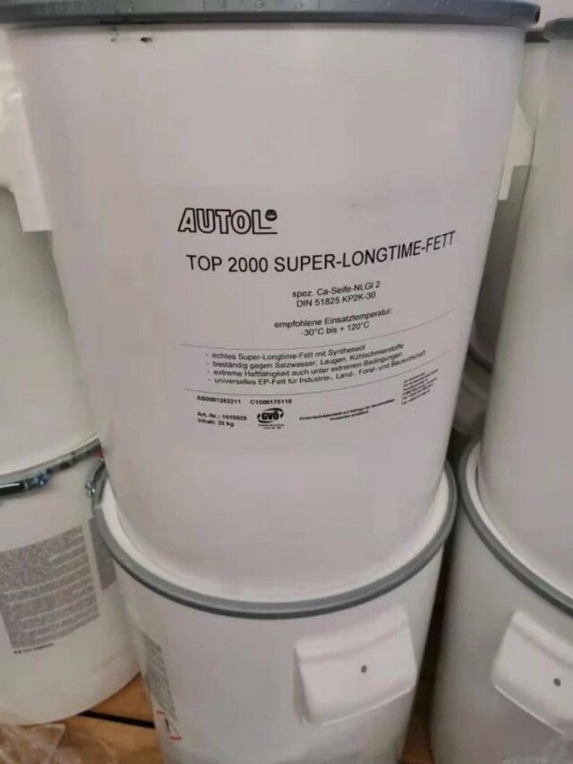 German AUTOL TOP 2000 grease 25KG Metro grease