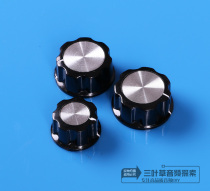 Retro Bakelite Vintage Volume potentiometer knob round handle plum flower handle 26 * 15MM semicircular handle