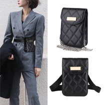 Belt waist bag women work sales new fashion ins net red Joker slung chain mobile phone bag small