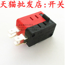 Double micro switch V-15-2C25 silver contact 16A250V pin 4 8MM black background red cover