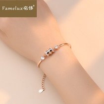 Famous small waist bracelet female sterling silver bracelet jewelry birthday gift to send girlfriend bracelet exquisite jewelry SL0304