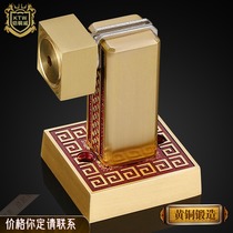 Armored copper Weezhong-style all-copper door suction European-style pure copper back-to-face wall-mounted door