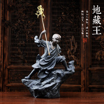 Chen Jian commented that King Tibet Bodhisattva home enshrines Buddha statues Chinese Zen ceramic decoration Feng Shui town house to ward off evil spirits ornaments