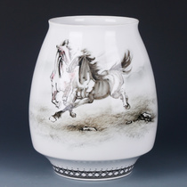 Zodiac Porcelain Strength Youth New Show Outstanding Ceramic Artist Yang Zhi 1st CDC ten thousand Mileage vase NX948