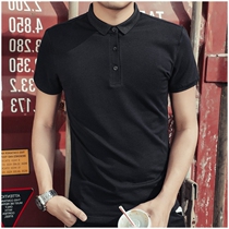 Polo shirt mens Tide brand 2020 Summer new Korean trend slim Joker mens cotton lapel short sleeve t-shirt