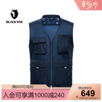 BLACKYAK Boula-Jakab mens clothing outdoor light weight waistcoat easy to carry with multi-pocket vest men MEM025