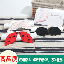 Sweat towel childrens gauze 0-5 years old 2 baby sweat towel cotton angel wings kindergarten small middle class summer