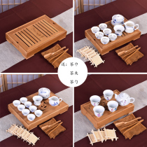 Jiuzhu tea tray set simple tea home tea table kung fu tea set water storage tea tray
