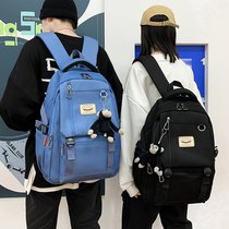 School bag Korean version of Harajuku ulzzang large capacity high school girl junior high school student college student backpack ins style primary school student male