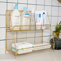 Small porch frame dining table household capacity iron mesh iron shelf shelf lattice storage supplies mesh desktop