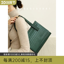 RMBten thousand first-line texture Italian avocado calf leather GOBO DROIT pole minimalist flip bag