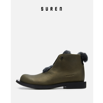 Vegetarian SUREN original design 2020 new autumn and winter warm womens shoes fashion womens booties 19DWG102