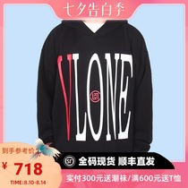 US version VLONE x CLOT joint limited Chinese Dragon hoodie hem damage hooded sweater Edison Chen