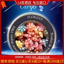 Virgo France imported Ferroren 12 constellation candy colorful flower fruit hard candy birthday gift box