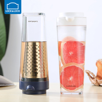 Lock lock lock cold water pot Plastic kettle Sealed refrigerator High temperature cold water cup Cold bubble cup Cold brew cup Large capacity
