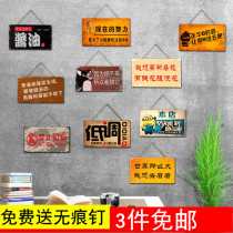 Creative personality wooden decoration listed retro house number welcome wooden decoration sign