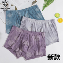 Dolby Knight panties reclaimed fiber adhesive men loose sexy wide edge mid-waist antibacterial printing new