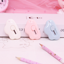 Cute cloud art knife Creative mini small portable student express box opener Office stationery paper cutter