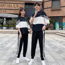 Class clothes summer suit college style ins Chaogang wind students High School junior high school graduation short sleeve T-shirt customization