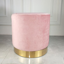 Net red ins Nordic makeup dressing table round stool manicure stool powder bedroom bedside stool changing shoe stool small sofa