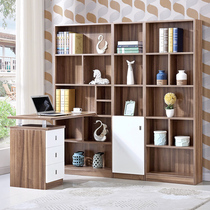 Yiyi corner computer desk desk bookshelf combination home childrens learning table writing desk with bookcase