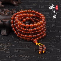 Natural Mountain Turtle chia shell Buddha beads 108 Hidden Apple Round Pearl Candida Hand Strings Bracelet Overdraft Red accessories Scattered Beads
