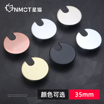 Computer Desk Sub-Hole Through Wire Hole Cover Plate 35MM Desk Face Wire Routing Box Round Decorative Circle Open Pore Cover