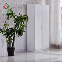 Yiyi furniture balcony cabinet overall wooden wardrobe custom panel combo wardrobe 2 door furniture wardrobe can be customized