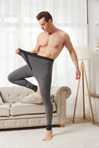 Large size goat fleece pants winter lengthened 195 Mountain cashmere warm pants high waist 200 catty and hypertrophy mens winter